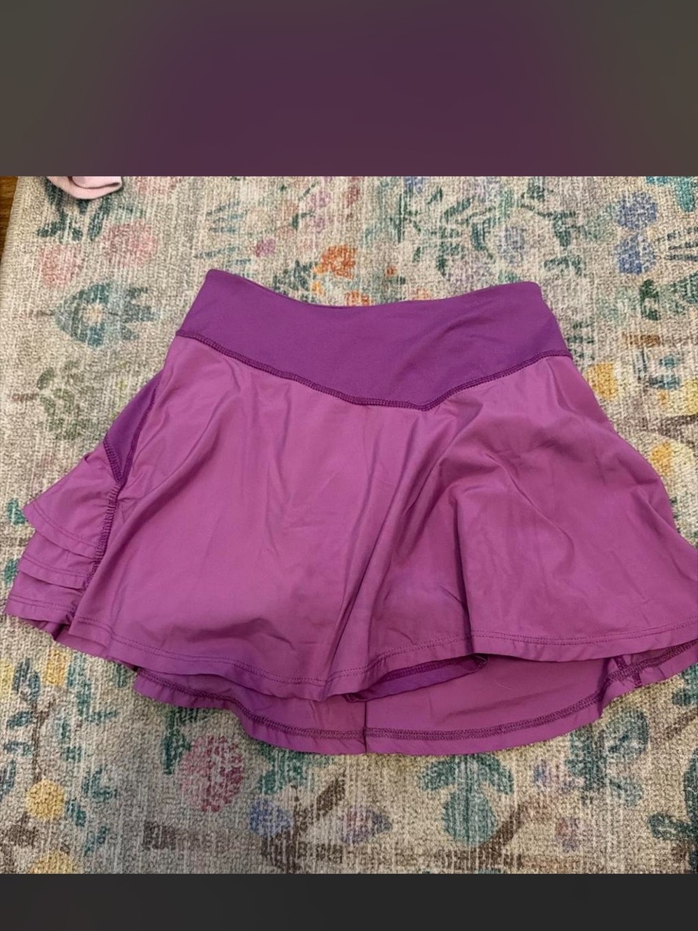 FP Movement by Free People Violet Flounce Athletic Skort